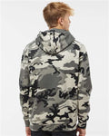 Independent Trading Co. IND4000 Snow Camo — on model back