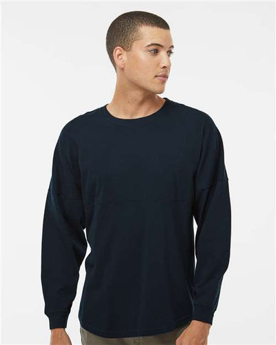 J. America 8229 Navy — on model front