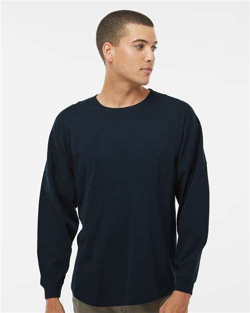 J. America 8229 Navy — on model front
