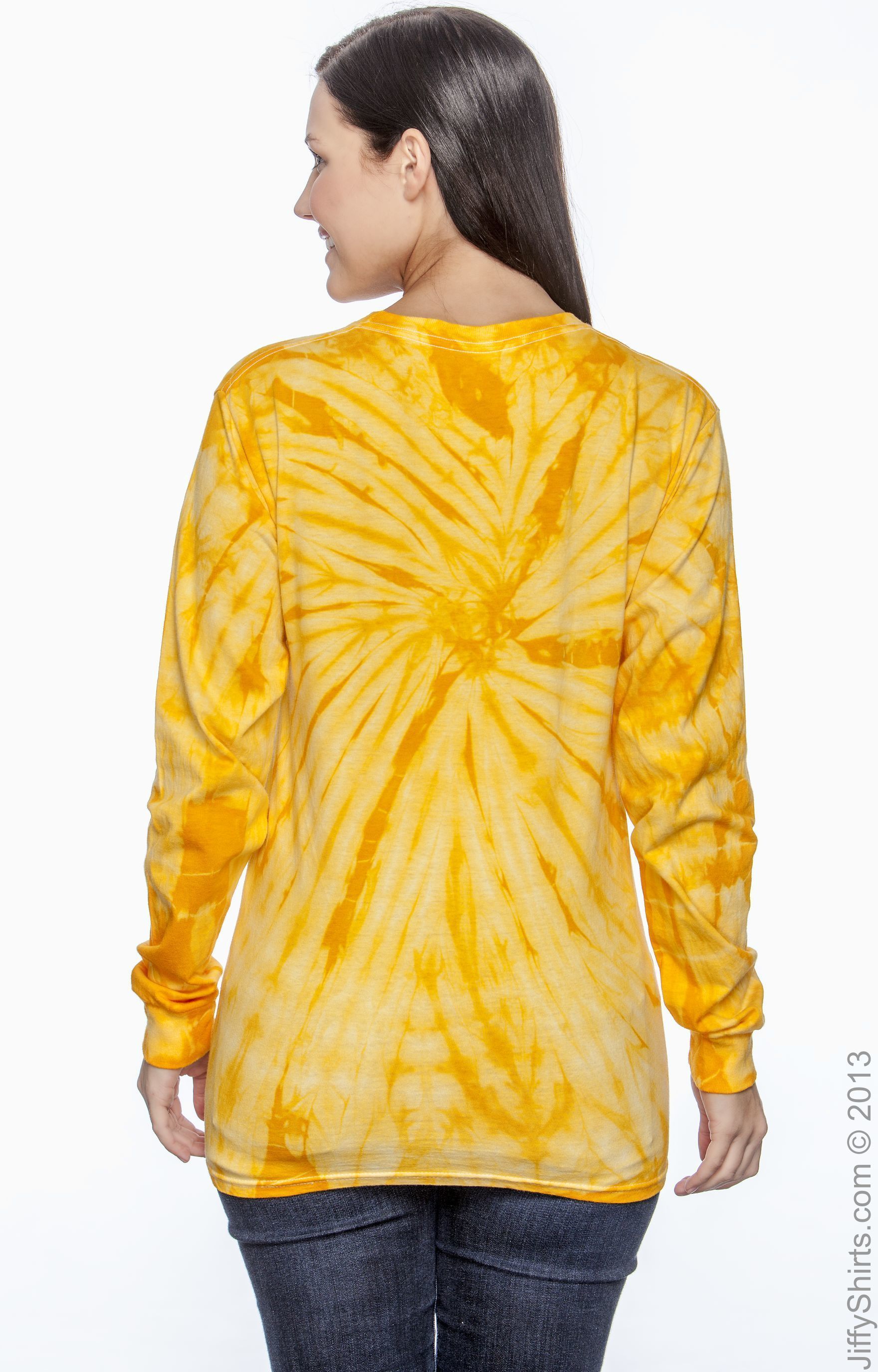 Unisex 100% Cotton Long-Sleeve T-Shirt - Spider Gold
