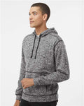 J. America 8613 Charcoal Fleck — on model side