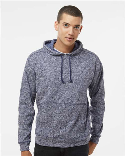 J. America 8613 Navy Fleck — on model front