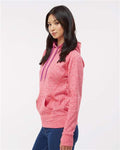 J. America 8616 Fire Coral/ Magenta — on model side