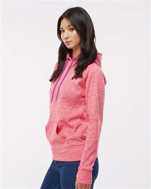 J. America 8616 Fire Coral/ Magenta — on model side