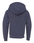 JERZEES 996YR Vintage Heather Navy — back