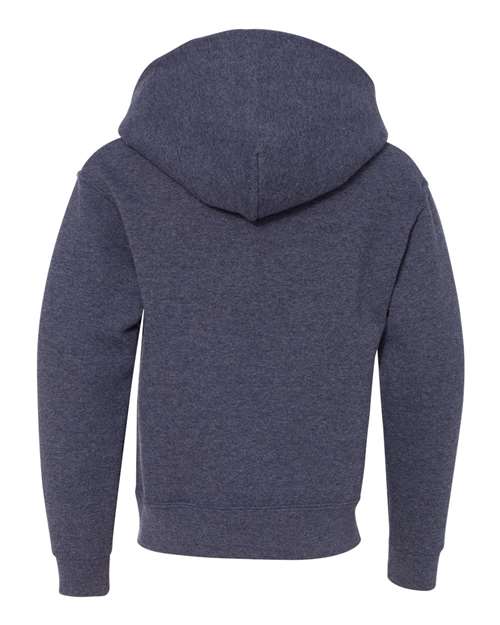 JERZEES 996YR Vintage Heather Navy — back