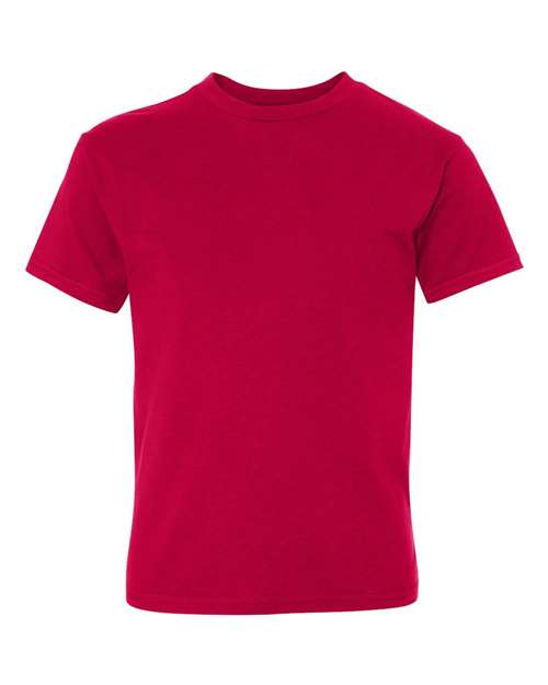 Hanes 498Y Deep Red — front