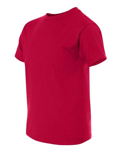 Hanes 498Y Deep Red — side