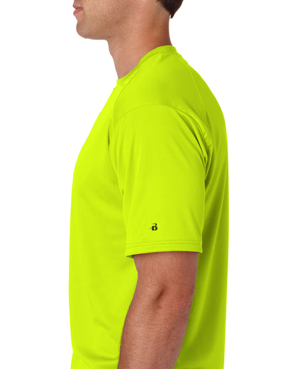 B-Core Sport Shoulders T-Shirt - Safety Yelw / Green