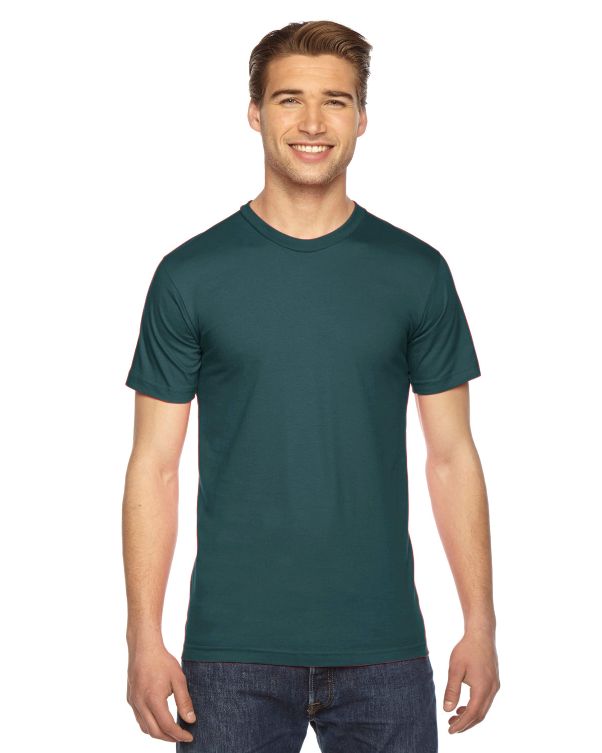 Unisex Fine Jersey Short-Sleeve T-Shirt - Forest
