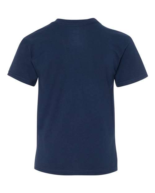 Hanes 498Y Navy — back