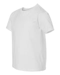 Hanes 498Y White — side