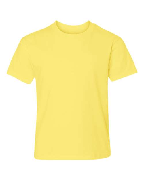 Hanes 498Y Yellow — front