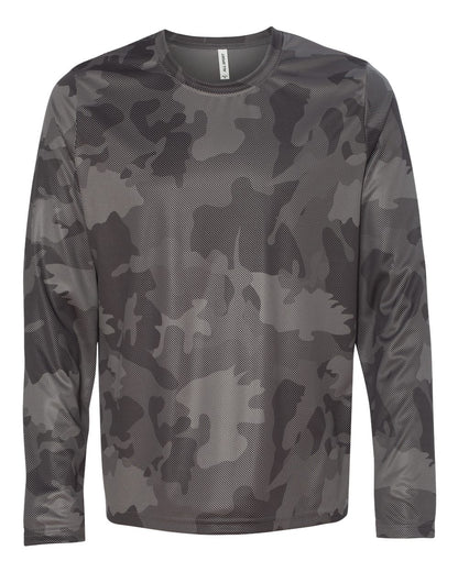 Unisex Performance Long-Sleeve T-Shirt - Sport Graphite Laser Camo