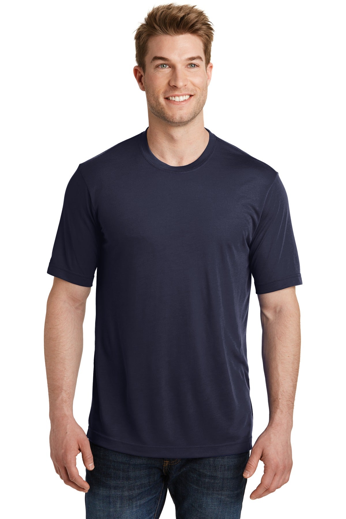 Unisex PosiCharge Competitor Cotton Touch Tee - True Navy