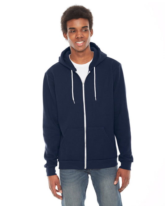 Unisex Flex Fleece Zip Hoodie - Navy