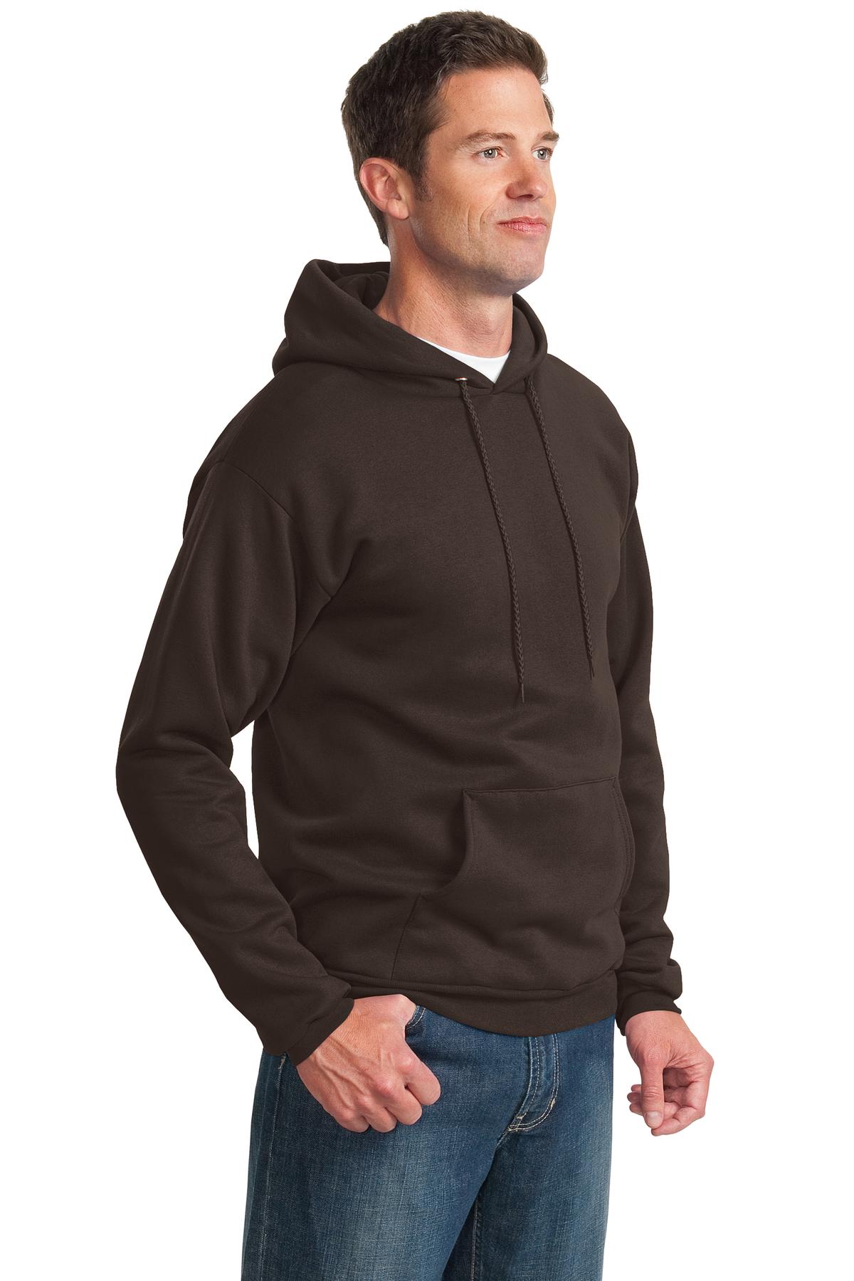 Unisex Essential Fleece Pullover Hoodie - Dark Chocolate Brown