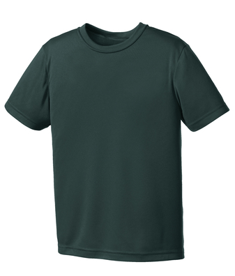 Youth Performance Tee - Dark Green