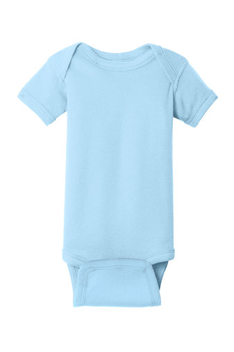 Infant Baby Rib Bodysuit - Light Blue