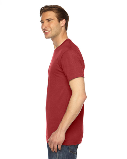 Unisex Triblend Short-Sleeve Track T-Shirt - Tri Red