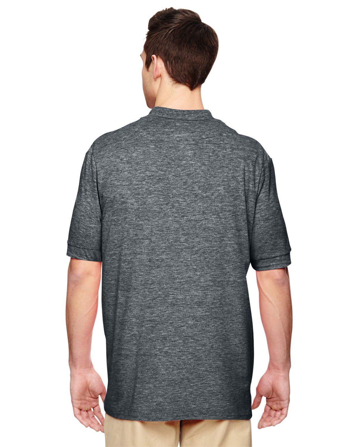 Unisex Premium Cotton®  Double Piqué Polo - Dark Heather