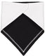 Rabbit Skins 1012RA - Infant Premium Jersey Bandana Bib - White / Black