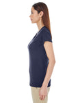 Women's Performance® Women's V-Neck Tech T-Shirt - Marbled Navy