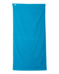 Carmel Towel Company C3060 Aqua — back