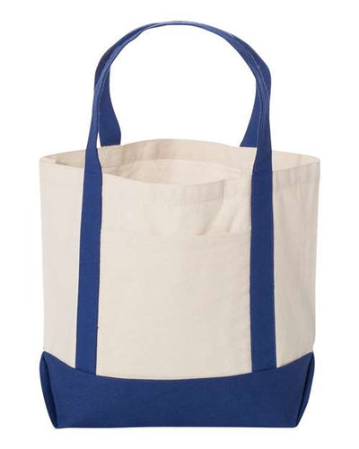 Liberty Bags 8867 Natural/ Royal — front