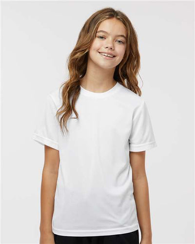 Augusta Sportswear 791 White — on model front