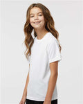 Augusta Sportswear 791 White — on model side