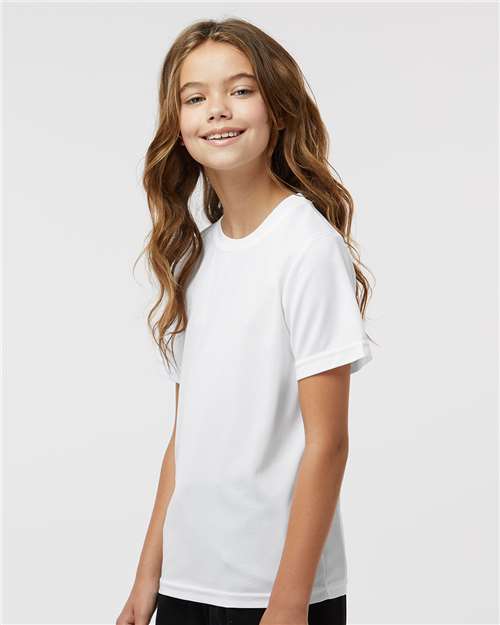 Augusta Sportswear 791 White — on model side