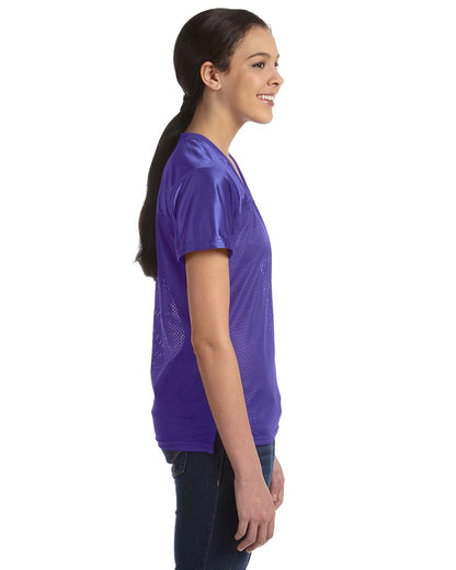 Women's Junior Fit Replica Football T-Shirt - Purple