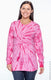 Tie-Dye CD2000 - Unisex 100% Cotton Long-Sleeve T-Shirt - Spider Pink
