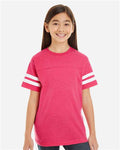LAT 6137 Vintage Hot Pink/ White — on model front