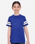 LAT 6137 Vintage Royal/ White — on model front