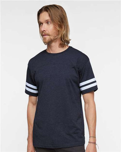 LAT 6937 Vintage Navy/ White — on model front