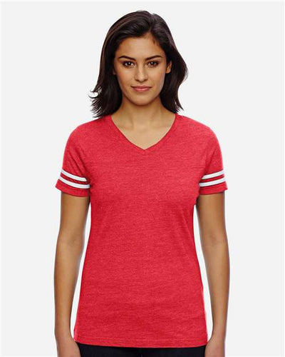 LAT 3537 Vintage Red/ White — on model front