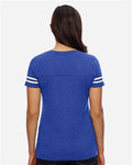 LAT 3537 Vintage Royal/ White — on model back