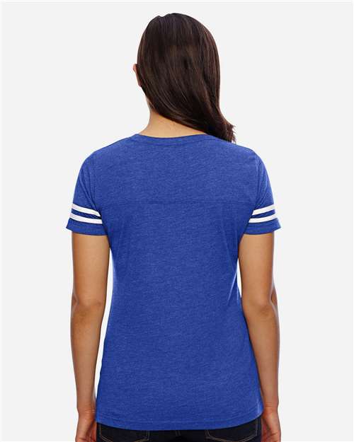LAT 3537 Vintage Royal/ White — on model back