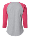 LAT 3530 Vintage Heather/ Vintage Hot Pink — back