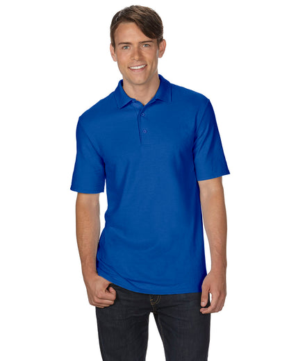 Unisex Double Piqué Polo - Royal