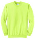 Unisex Core Fleece Crewneck Sweatshirt - Neon Yellow