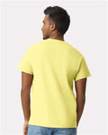 Gildan 2000 Cornsilk — on model back