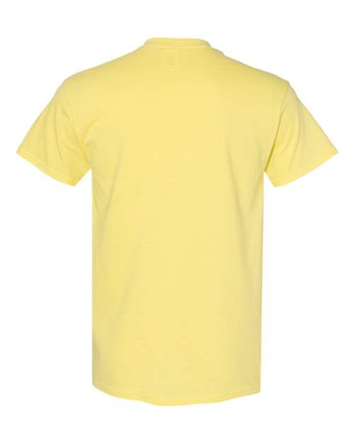 Gildan 5000 Cornsilk — back
