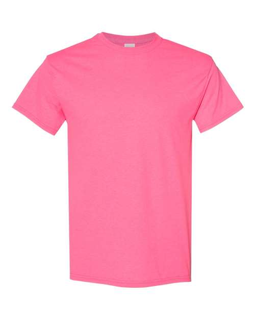 Gildan 5000 Safety Pink — front