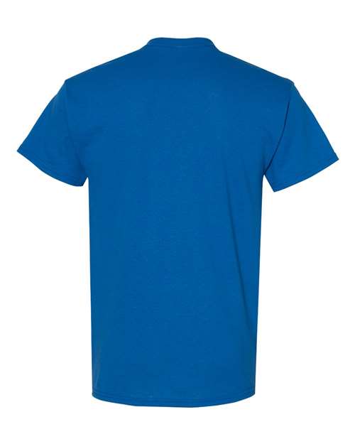 Gildan 5000 Neon Blue — back