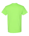 Gildan 5000 Neon Green — back