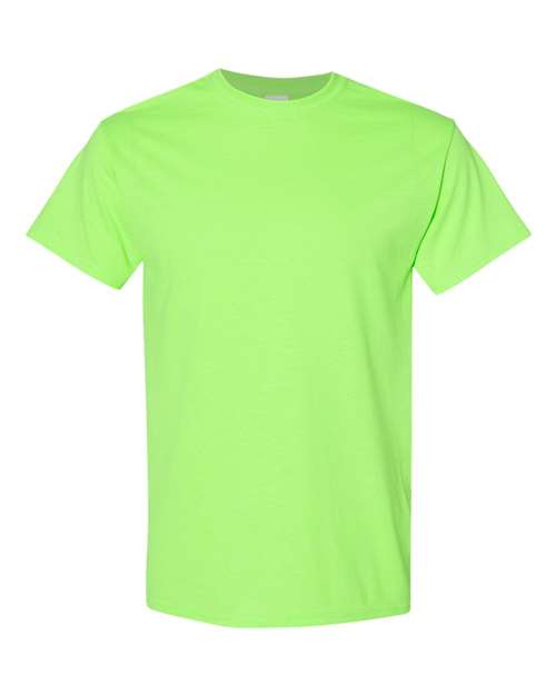 Gildan 5000 Neon Green — front