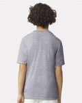 Gildan 42000B Sport Grey — on model back